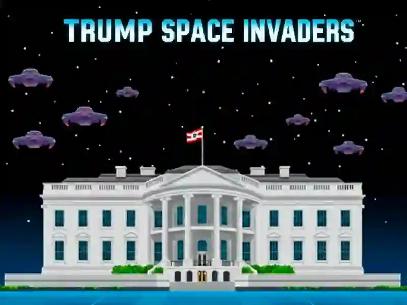 Trump Space Invaders — free online game