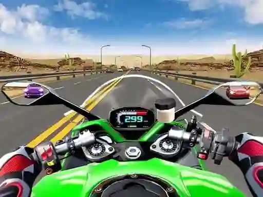 Permainan Moto Road Rash 3D 2 talian