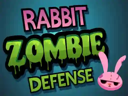 Rabbit Zombie Defense — free online game