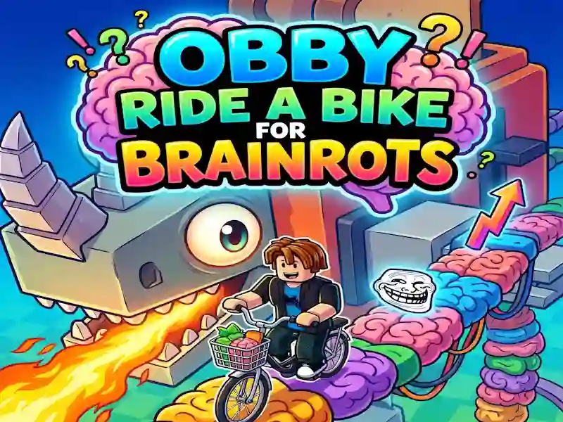 Obby Ride a Bike For Brainrots — free online game