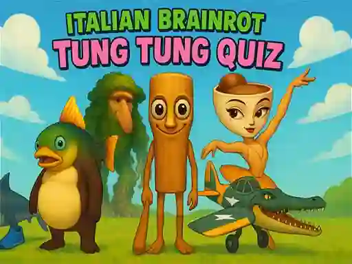 Italian Brainrot tung Tung Quiz — free online game