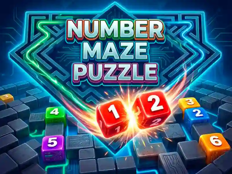 Number Maze Puzzle – kostenloses Online-Spiel
