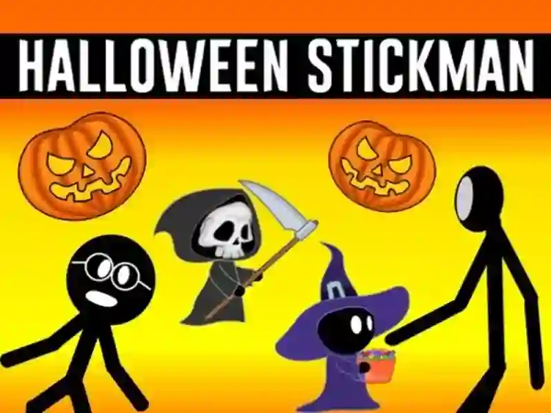 Joc Halloween Stickman on-line