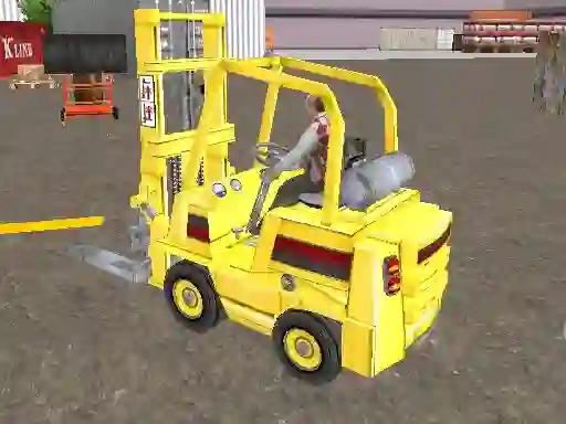 Cluiche Driving Forklift Simulator ar líne