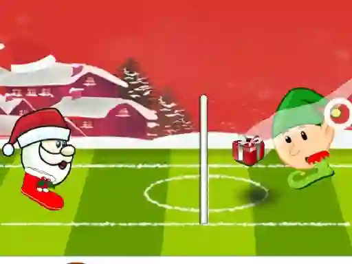 Santa winter head soccer — free online game