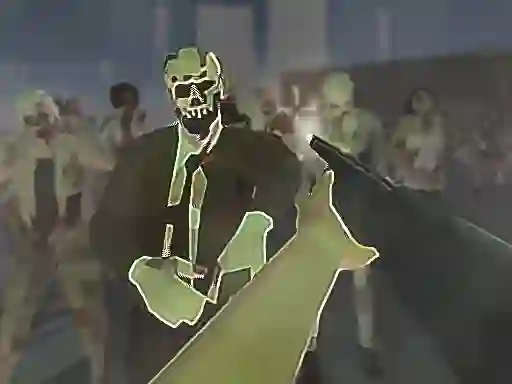 Zombie Survival FPS Defense Z Mart — free online game