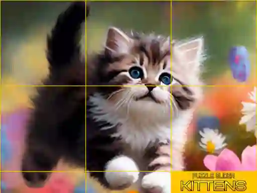 Puzzle Sliding Kittens — free online game
