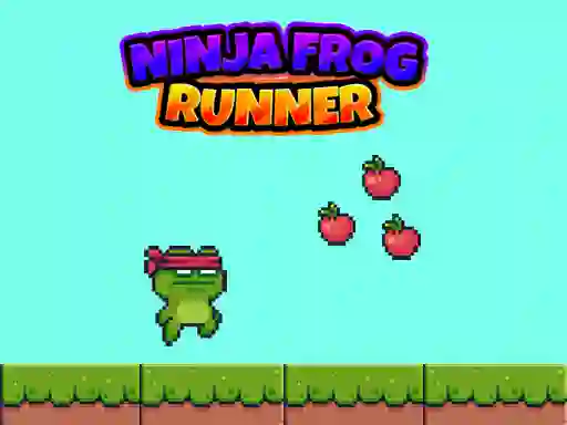 Ninja Frog Runner — free online game