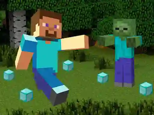 Pixelcraft Hidden Diamond Blocks — free online game