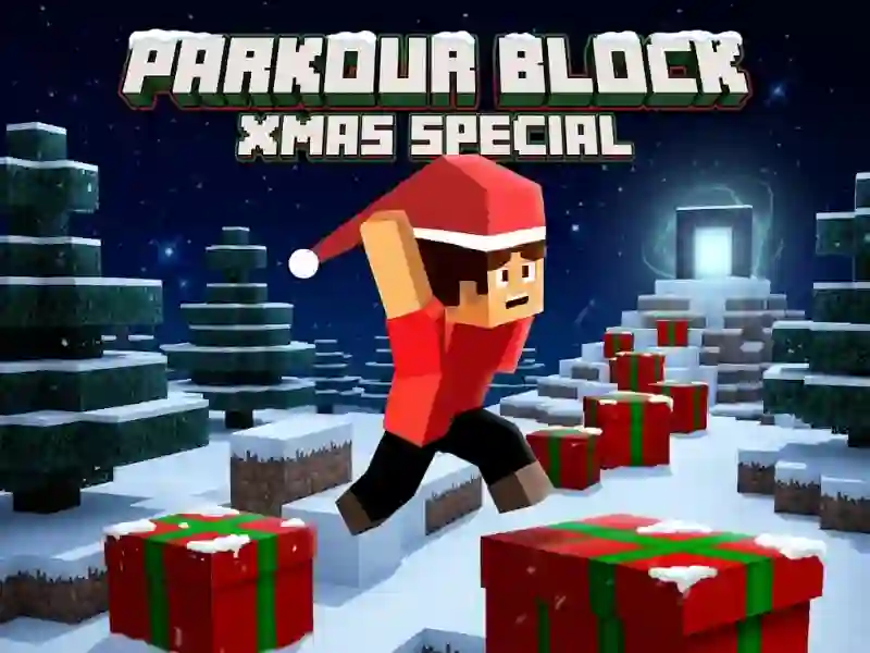 Parkour Block Xmas Special — online hra zdarma