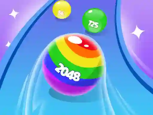 2048 Run Gorgeous Balls — free online game
