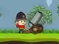 Cannons and Soldiers mountain offense — free online game