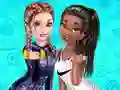 Elsa And Tiana Workout Buddies — free online game