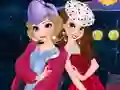 Anna and Elsa Cocktail Dresses — free online game