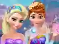 Anna & Elsa Makeover — безплатна онлайн игра