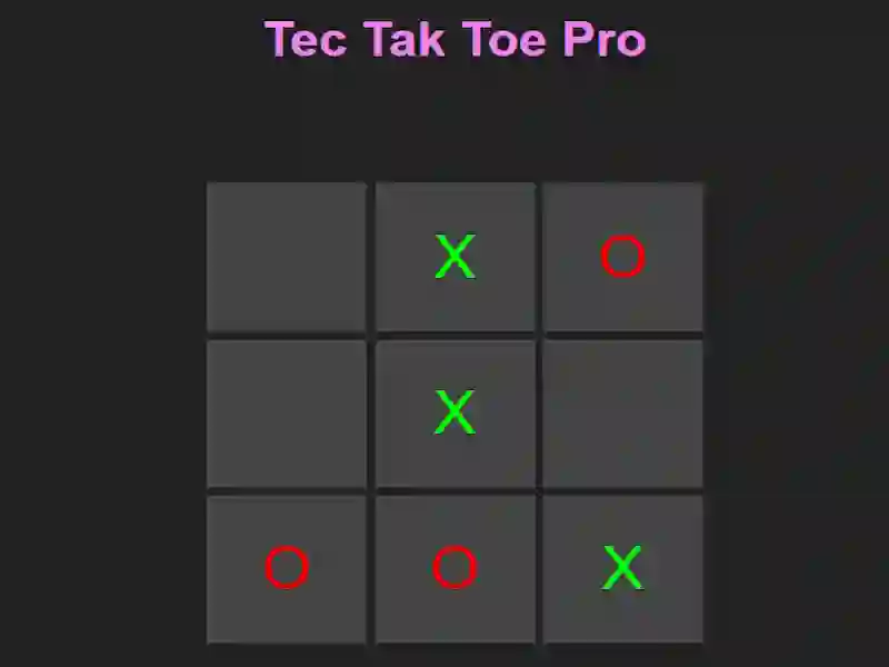 Tec Tak Toe Pro — free online game