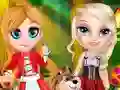 Little Elsa In Red Hood — free online game