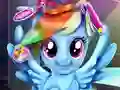 Rainbow pony real haircuts — free online game