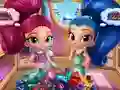 Shimmer And Shine Wardrobe Cleaning — free online game