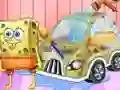Spongebob Car Cleaning — free online game