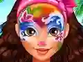 Oceania Princess Moana Face Art — free online game