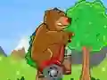Bear on a Scooter — free online game