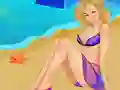 Basked on Sunny Beach — free online game