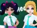 Jacqueline and Eliza School Bag Design Contest — free online game