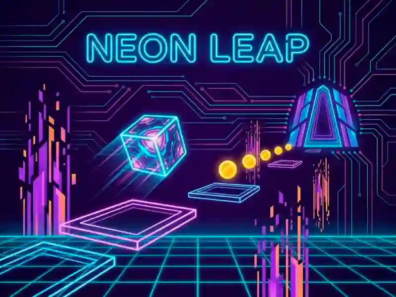 Гаме Neon Leap онлајн