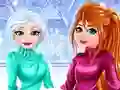 Sisters Winter Holiday Drama — jogo online grátis