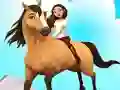Horse Run 3D — free online game