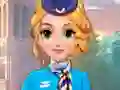 Blonde Princess Cabin Crew Makeover — free online game