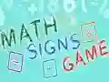 Math Signs Game — free online game