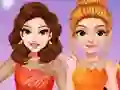 Princesses Ice Skating Dress Up — free online game