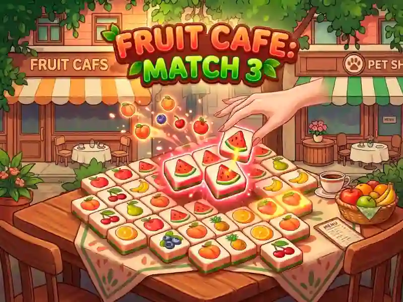 Gioco Fruit Cafe Match 3 in linea
