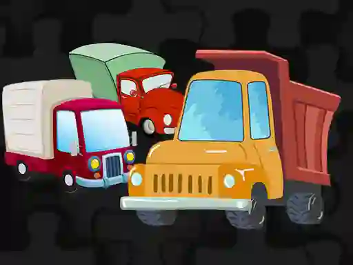 Cartoon Truck Jigsaw — free online game