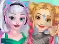 Permainan Elsa and Rapunzel Future Fashion talian