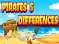 Cluiche Pirates 5 differences ar líne