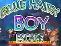 Blue Hairy Boy Escape — free online game