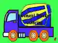 Cement Trucks Coloring — gratis online spil