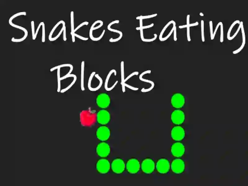 Snakes Eating Blocks — jogo online grátis