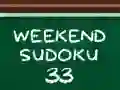 Weekend Sudoku 33 — free online game