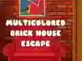 Multicolored Brick House Escape — free online game