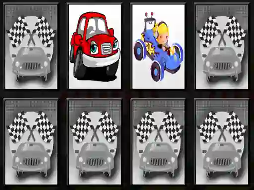 Racing Cars Memory — free online game