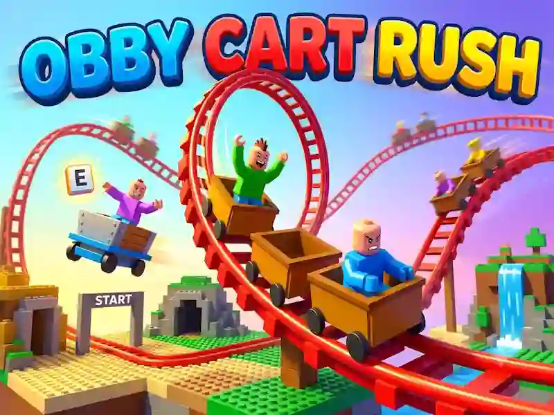 Obby Cart Rush — lojë online falas