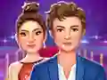 Celebrity Couple Red Carpet Fashion — free online game