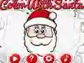 Color with Santa — free online game
