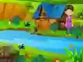 Finding a Cat Toy from Forest House — free online game