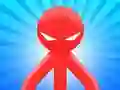 Red Stickman vs Monster School — free online game
