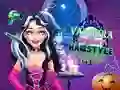 Vampira Spooky Hairstyle Challenge — free online game